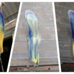 Handcrafted blown glass Colorful boat shape pendant lighting, unique club high-end interior decorations-4